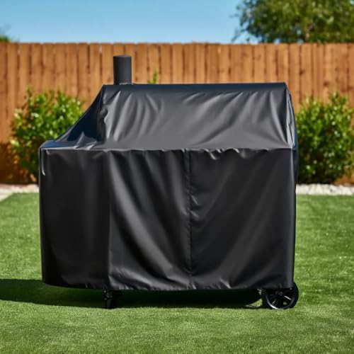 Grill Cover for Nexgrill 29 in 810-0029C Charcoal Barrel Grill, Heavy Duty Waterproof All-Weather Protection, Outdoor Fade Resistant BBQ Grill Cover (45" L x 23" W x 42" H) - Image 4