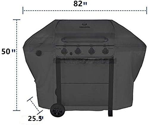 iCOVER Grill Cover, 82 Inch BBQ Grill Cover for Outdoor Grill, 600D Heavy-Duty Waterproof BBQ Cover, Fade Resistant Barbecue Cover, Large Gas Grill Covers for Weber, Charbroil, Brinkmann, etc - Image 5