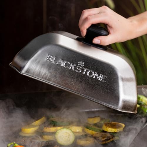 Blackstone® Rectangle Basting Cover, Small, 2-Pack, Stainless Steel - Image 4