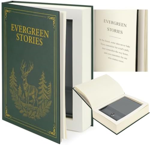 Large Decorative Book Safe with Key Lock by UWILLION