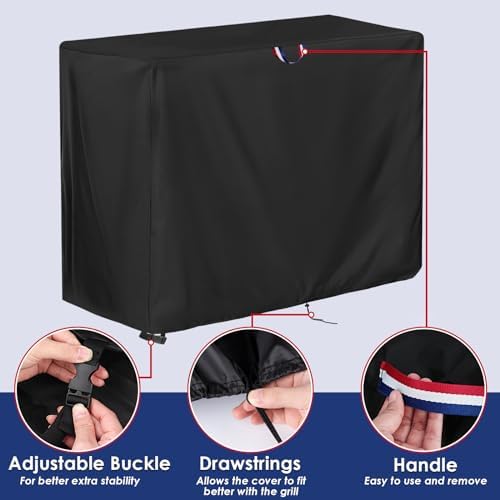 58 inch Grill Cover for Royal-Gourme-t 8-Burner Gas Grill - Image 4