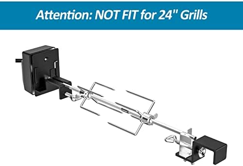 Skyflame Stainless Steel Rotisserie Kit with Heavy Duty Motor - Image 2