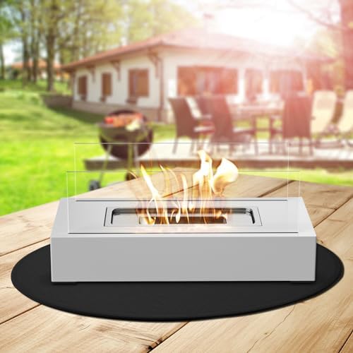 20'' Fire Pit Mat for Solo Stove Mesa/XL Tabletop Fire Pit,4-Layer Fireproof Heat Resistant Under Grill Mat, Easy-to-Clean Waterproof & Non-Slip for Table Top Protection - Image 7