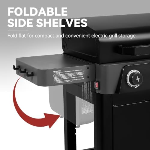 DL2002 Dual-Zone Electric Grill Gray & Black - Image 6