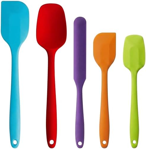 5 Pieces Silicone Spatula Set BPA Free by Kodreat-USDirect