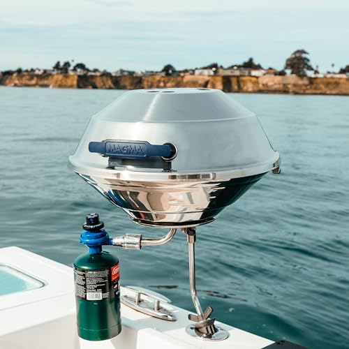 Magma A10-215 Marine Kettle Gas Boat Grill, Party Size (17"), Portable - Image 4