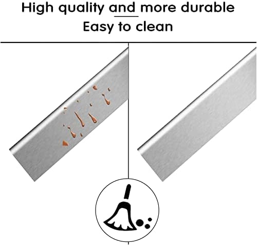Uniflasy 22.5" 7537 7536 Flavorizer Bars for Weber Spirit 300, E310, E320, Genesis Silver B C, Genesis Silver Gold B C, Platinum B C, Spirit 700 Weber 900, Stainless Steel Heat Plates for Weber 7536 - Image 5