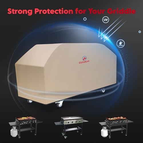 Comnova Griddle Cover for Blackstone 36 Inch Griddle Without Hood - 600D Flat Top Griddle Cover for Blackstone 36" Griddle Without Hood, Outdoor Cover Heavy Duty Waterproof for Blackstone 36" Griddle - Image 4