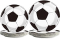 gisgfim 48 PCS Soccer Plates Party Decorations Paper Plates 9 Inch and 7 Inch, Soccer Theme Party Supplies Disposable Dessert Dinner Tableware for Soccer Birthday Party by gisgfim