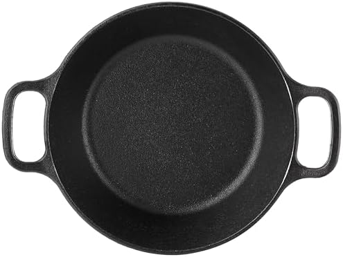 Lodge 8 Inch Pre-Seasoned Cast Iron Skillet - Dual Assist Handles - Use in the Oven, Stove, Grill, or Over a Campfire - Black (Pack of 3) - Image 3