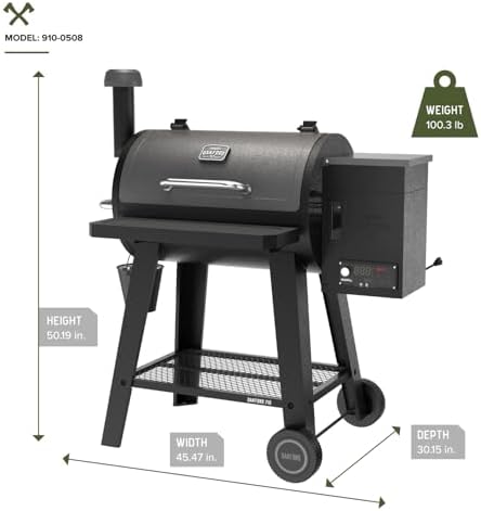 Oakford 715 Wood Pellet Smoker Grill with I-Site View Indicator & Smart App - Image 4