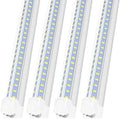 Led Shop Lights,Led Shop Lights 4FT 50W 6500K 7000LM Clear White,Shop Light 4FT 110V Linkable Integrated V-Shape for Shop Garage,Warehouse,Workbench and Workshop Commercial Bay Lighting(4-Pack) by AQIQUUT