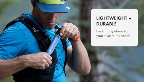 LifeStraw Peak Series - Personal Water Filter Straw for Backup Filtration, Emergency, Survival, and Ultralight Hydration, Mountain Blue, 2 Pack - Image 6