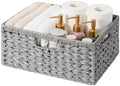 GRANNY SAYS Wicker Storage Baskets for Shelves, Wicker Baskets, Gray, 1Pack by GRANNYSAYS