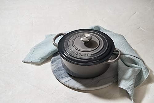 Le Creuset Enameled Cast Iron Round Dutch Oven, 9 qt., Oyster - Image 6