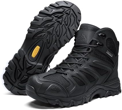 NORTIV 8 Men's Ankle High Waterproof Hiking Boots - Image 3