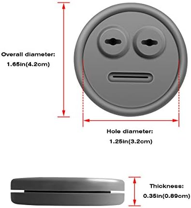 5 Pack Meat Probe Gray Grommets for Weber 85037 Smokey Mountain Cookers - Image 3