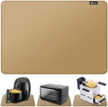 FLASLD Heat Resistant Mat for Air Fryer Site on, Fireproof Silicone Mats for Kitchen Counter, Countertop Protector, No-slip and Waterproof (12"X18", Brown) by FLASLD