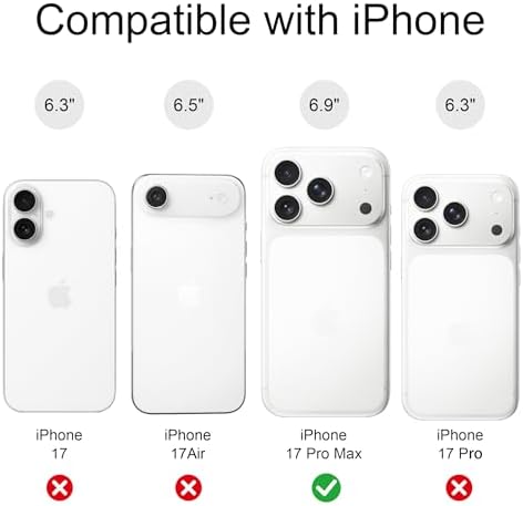 for iPhone 17 Pro Max Case, Magnetic Matte Frosted Dual-Layer Striped Phone Case for Women, Retro Aesthetic Cover Compatible with Mag Safe Accessories - Sunset Coast - Image 3