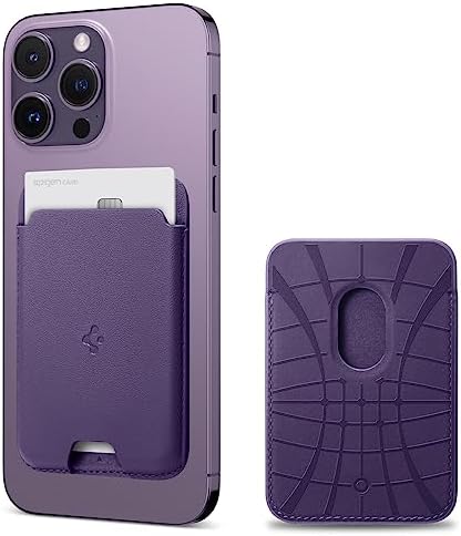 Spigen for MagSafe Wallet, Holds 2 Cards, Strong Magnet, Valentinus MagFit by Spigen