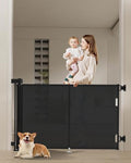 Miumoon 50 inch Reinforced Retractable Baby Gates 34 inch Tall by MiumoonBabyGates