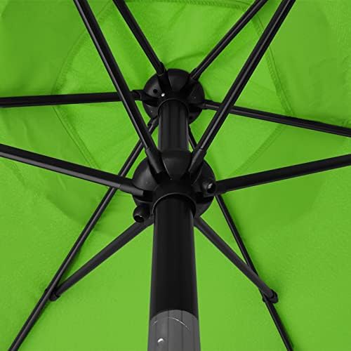 Sunnyglade 7.5' Patio Umbrella Outdoor Tilt Umbrella Crank Grass Green - Image 4
