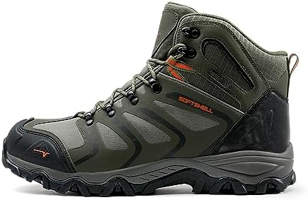 NORTIV 8 Men's Ankle High Waterproof Hiking Boots - Image 3