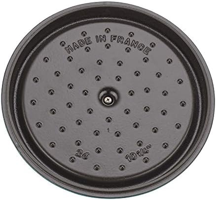 STAUB Cast Iron 5.5-qt Round Cocotte, Serves 5-6, Made in France, Turquoise - Image 5