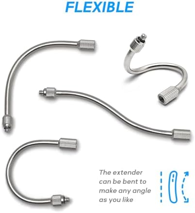 20Pack 5.6Inch Flexible Nozzle Extensions Brass Mist Rod for Misting System - Image 3