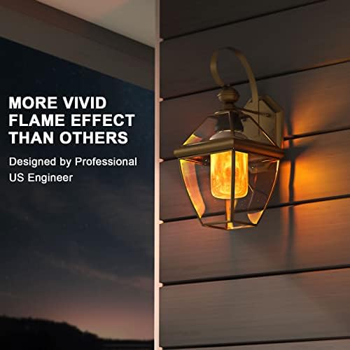 Hompavo 【Upgraded Flame Light Bulbs for Home Decor with Upside Down Effect - Image 4