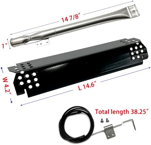 Kits DG278 Replacement for Nexgrill 720-0830H,720-0888N/S,720-0783E,720-0830X, Grill Burner, Heat Plates, Igniter Kit for Home Depot Nexgrill 4 Burner 720-0830H, 4pack - Image 2