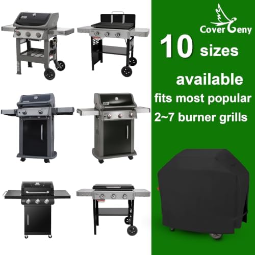 Outdoor Waterproof Small Grill Cover,Fits Weber 2025 2 & 3 Burner Spirit,Spirit II 200((II E-210) Series and Spirit 200 Series Gas Grills,Heavy Duty BBQ Cover 48",Compared to Weber 7138 - Image 7