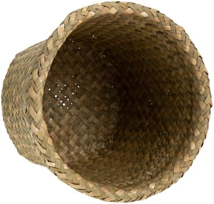 Outdoor Woven Storage Basket Natural Trash Holder for Home Decor Picnic and Household Storage Versatile and for Fruits Vegetables and Snacks by FONDOTIN