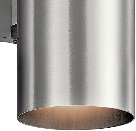 Kichler 9246BA Two Light Indoor/Outdoor Wall Mount, Brushed Aluminum, 15" - Image 5