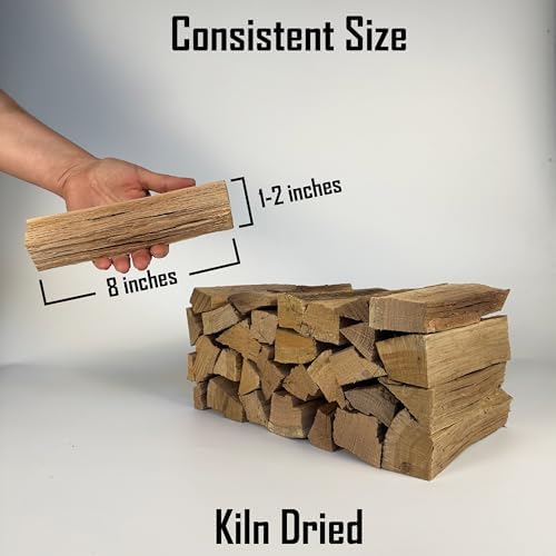 Oak Mini Split 8" Cooking, Grilling, Smoking Wood, 1,248 cu. in., Brown - Image 3