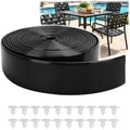 LukLoy 2" Wide 20ft Long Vinyl Straps for Patio Chairs Repairs, Black by LukLoy