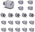 Fogland Stainless Steel Misting Nozzles, 20 Pack, 0.024" Orifice Mist Heads by Fogland