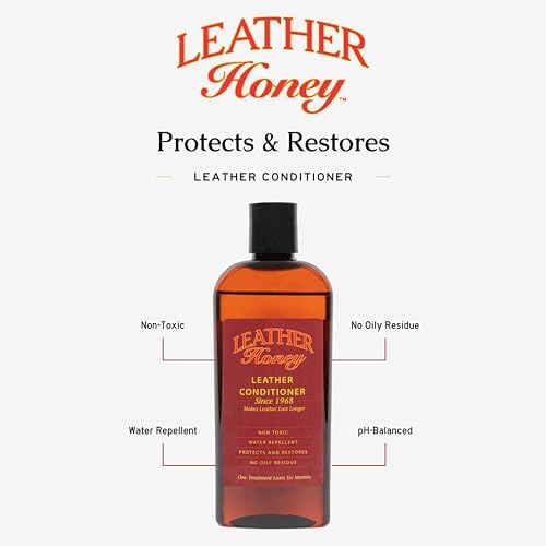 Leather Honey Leather Conditioner, Since 1968. For All Leather Items Including Auto, Furniture, Shoes, Purses and Tack. Non-Toxic and Made in the USA / 8 Fl Oz (Pack of 3) - Image 3