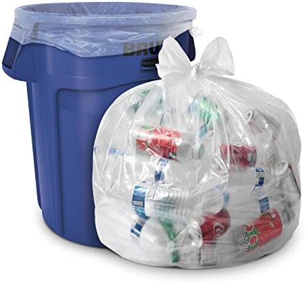 Aluf Plastics 20-30 Gallon Clear Trash Bags - (Huge 1000 Pack) - 30" x 36" - 1.2 MIL (Equivalent) - Heavy Duty Industrial Liners Clear Garbage Bags for Recycling, Contractors, Storage, Outdoor - Image 2