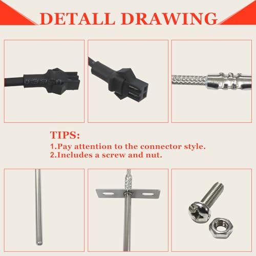 RTD Temperature Probe Sensor for Pit Boss Pellet Grills - Image 4