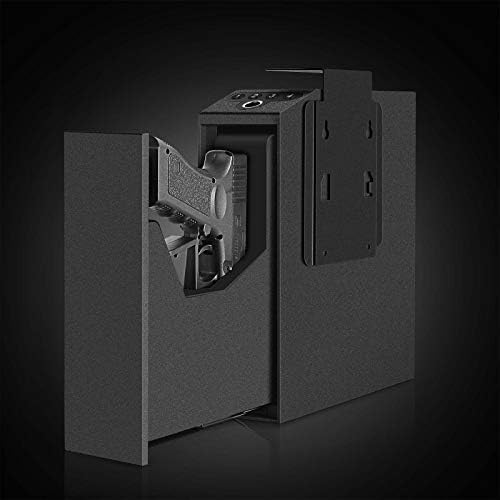 Biometric Slider Handgun Gun Safe for Nightstand, Desk, Bed Side, Truck - Image 2