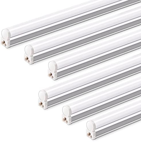 Barrina T5 4FT LED Shop Light, 2200lm, 5000K Daylight White, 20W, 6 Packs by Barrina