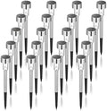 GIGALUMI Outdoor Waterproof Solar Garden Lights, 20 Pack Cold White by GIGALUMI