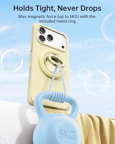 SYNCWIRE Magnetic Phone Ring Holder, for MagSafe Phone Grip Stand Kickstand - Image 2