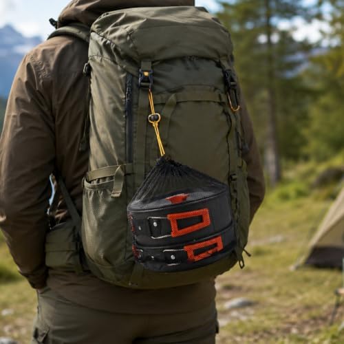 Lightweight Camping Cookware Set for 1-2 People, Hard-Anodized - Image 6