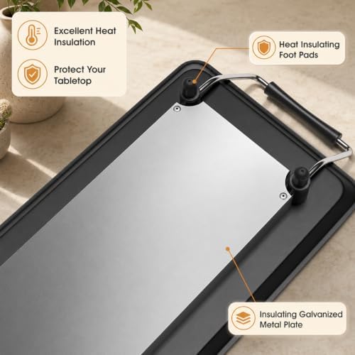 DORTALA 35" Extra Large Electric Griddle 2000W - Image 5