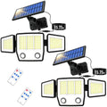 MDCMDCM Split Solar Lights Outdoor Waterproof with Dual Motion Sensors - 15.7ft Cable 3000LM Solar Security Light for Garden Patio Pathway Fence, IP65 Waterproof Solar Flood Lights for Outside by MDCMDCMSolarLightsOutdoor