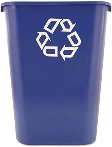 Rubbermaid Commercial Products Wastebasket, Blue Recycle, 10.25-Gallon by RubbermaidCommercialProducts