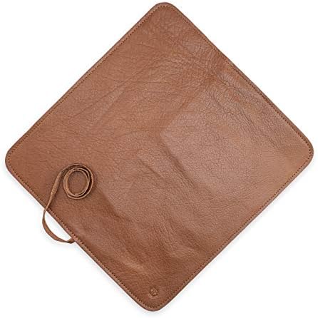 Angus Stoke Knife Bag for Chefs–knife Roll Bag leather 7 slots – Leather Knife Case Noah (brown) - Image 5