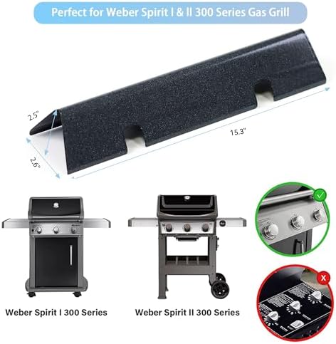 15.3" Flavorizer Bars Grill Parts for Weber Spirit GS4 II 300 Replaces 7636 - Image 2